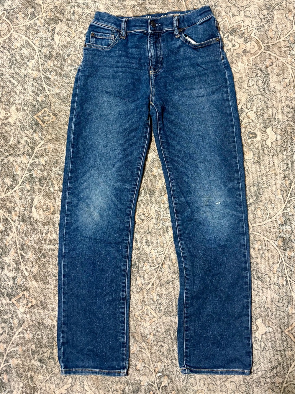 Boys Gap Kids Dark Wash Blue Denim Jeans Size 14